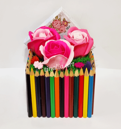 cadou pentru invatatoare creion colorat